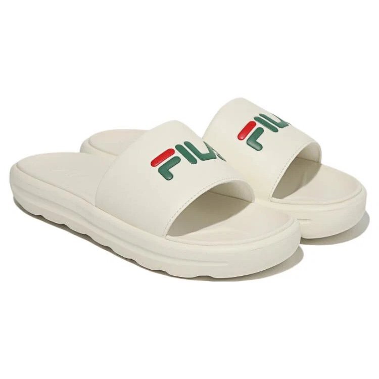 Ciabatte Drifter V2 con logo grande "Crema"