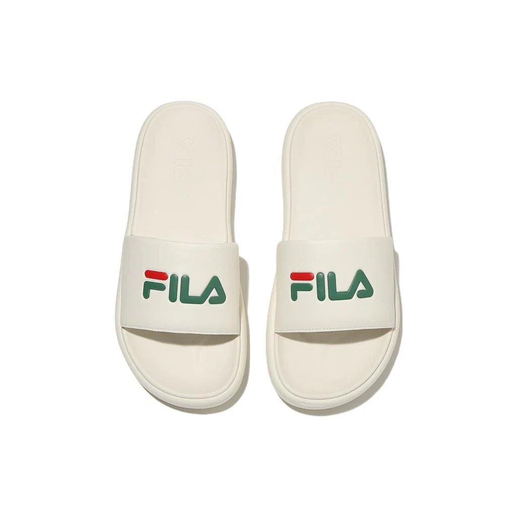 Ciabatte Drifter V2 con logo grande "Crema"