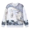 Collezione HERITAGE Tema THE GREAT MATISSE Felpa con logo F-Box "White Multi-Color"