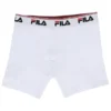 Confezione da 2 boxer da uomo a vita media bianchi