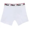 Confezione da 2 boxer da uomo a vita media bianchi