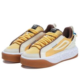 Court Deluxe Low “Bianco Marrone Giallo”
