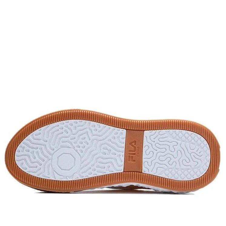 Court Deluxe Low "Bianco Marrone Giallo"