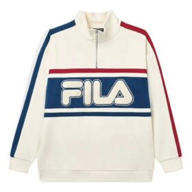 Felpa casual elegante con logo "Bianco Multicolore"