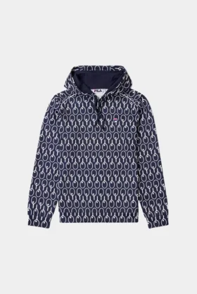 Felpa con cappuccio blu notte