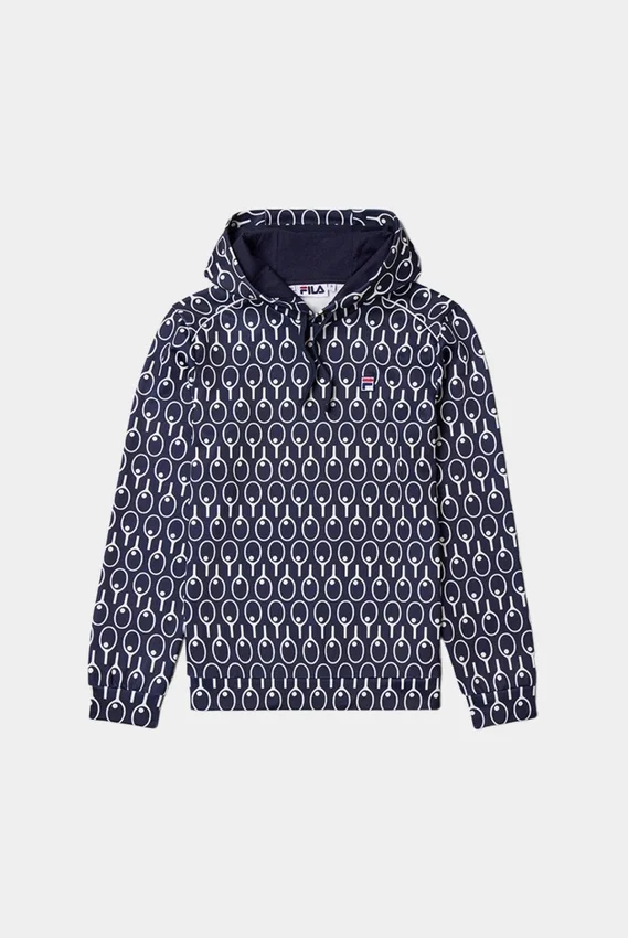 Felpa con cappuccio blu notte