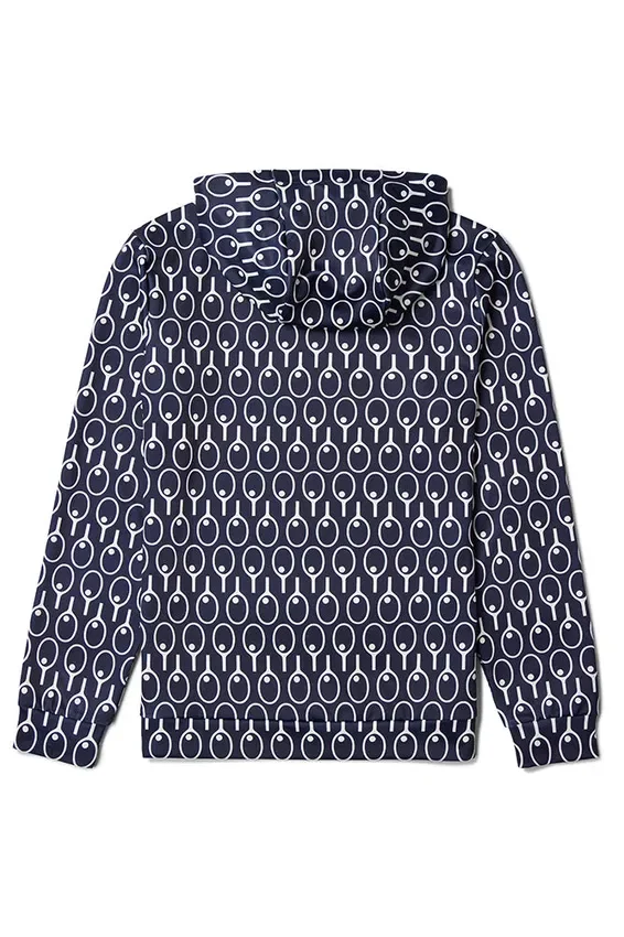 Felpa con cappuccio blu notte