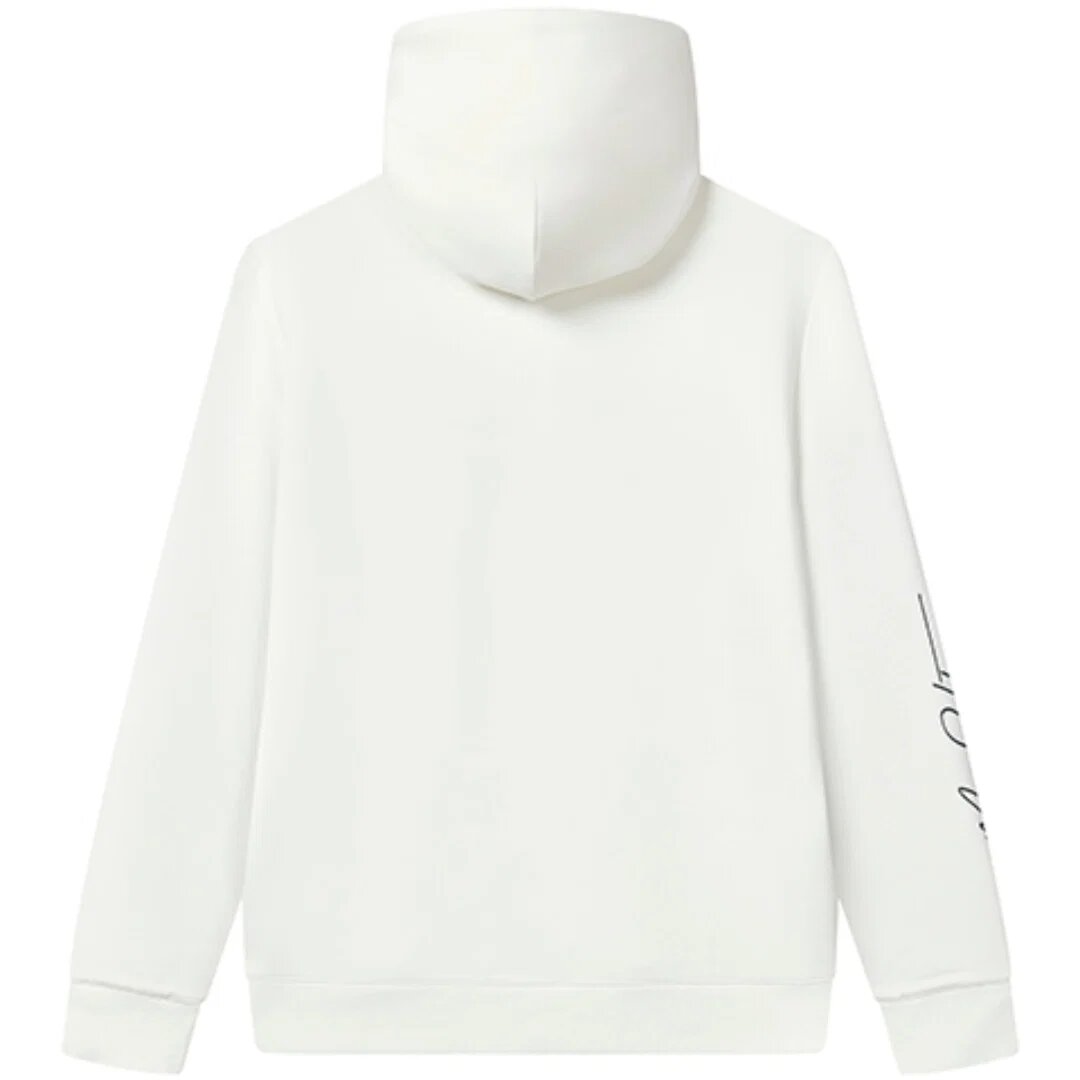 Felpa con cappuccio e logo "Bianco Verde"