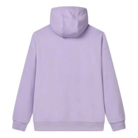 Felpa con cappuccio e logo classico “Viola e bianco”