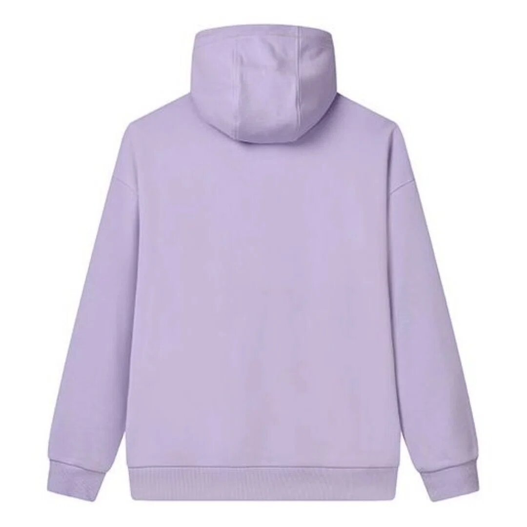Felpa con cappuccio e logo classico "Viola e bianco"