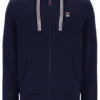 Felpa con cappuccio e zip Fila Tenconi blu navy