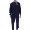 Felpa con cappuccio e zip Fila Tenconi blu navy