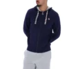 Felpa con cappuccio e zip Fila Tenconi blu navy
