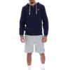 Felpa con cappuccio e zip Fila Tenconi blu navy