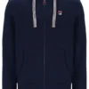 Felpa con cappuccio e zip Fila Tenconi blu navy