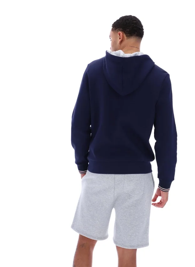 Felpa con cappuccio e zip Fila Tenconi blu navy