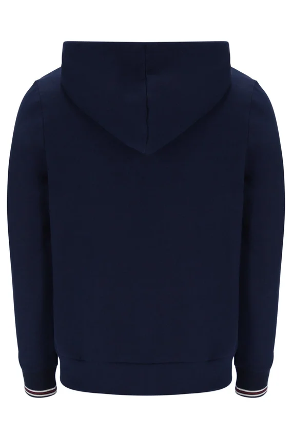 Felpa con cappuccio e zip Fila Tenconi blu navy