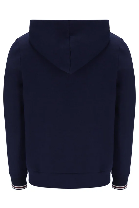 Felpa con cappuccio e zip Fila Tenconi blu navy