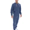 Felpa con cappuccio e zip Tenconi in stile vintage indaco