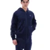 Felpa con cappuccio Fila Italo in velluto blu navy