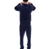 Felpa con cappuccio Fila Italo in velluto blu navy