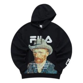 Felpa con cappuccio Fila x Van Gogh Museum "Black Multi-Color"