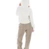 Felpa con cappuccio Gardenia Fiorella con zip a 1/4