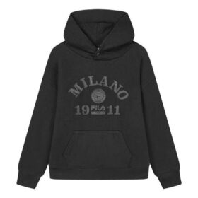 Felpa con cappuccio Milano "Nera"