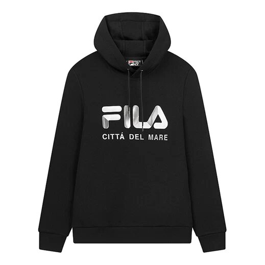 Felpa con cappuccio Sport "Nero"