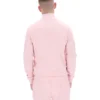 Felpa da allenamento Armando con bordino a contrasto rosa pallido
