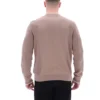 Felpa da allenamento Ferguson a maglia aperta con inserti in punto traforato color Mocha Meringue