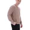 Felpa da allenamento Ferguson a maglia aperta con inserti in punto traforato color Mocha Meringue