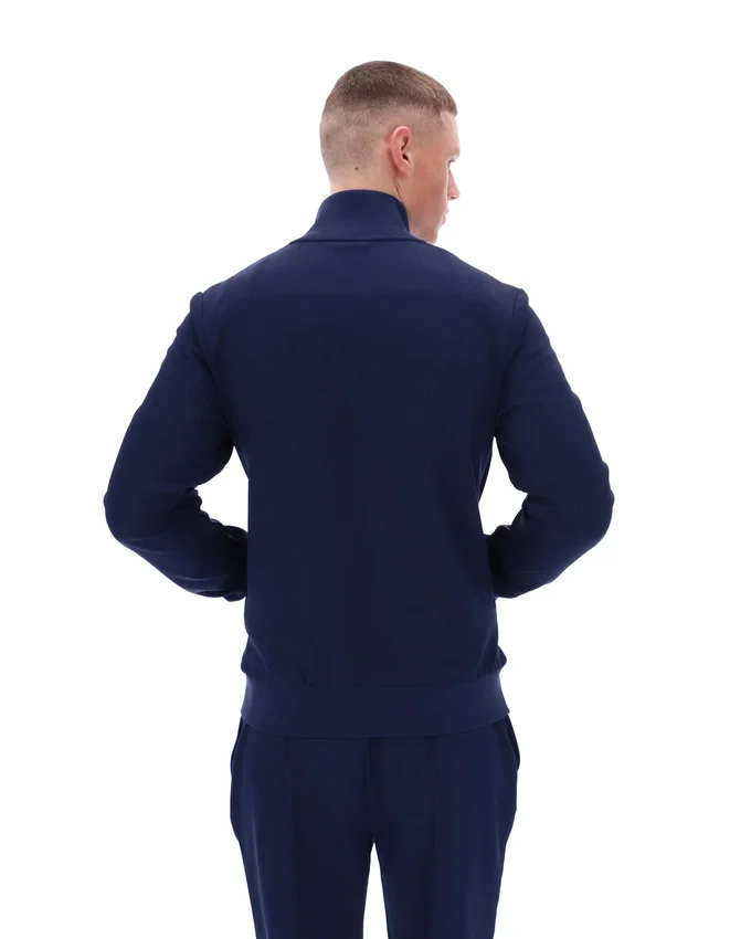 Felpa da allenamento Fila Armando blu navy con bordino a contrasto