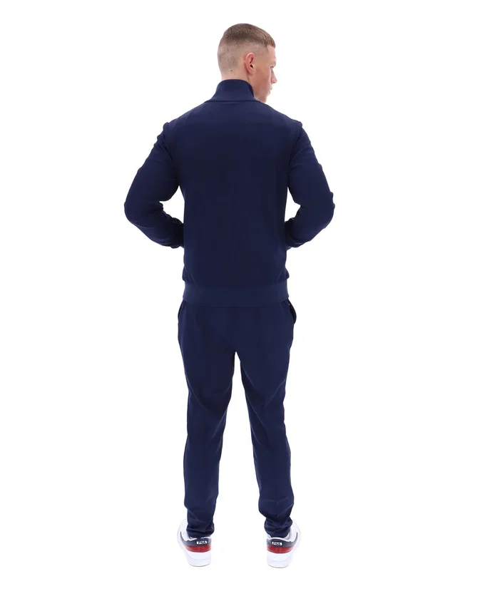 Felpa da allenamento Fila Armando blu navy con bordino a contrasto