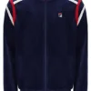Felpa da allenamento Fila Gabriele con inserti a contrasto, blu navy