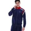 Felpa da allenamento Fila Gabriele con inserti a contrasto, blu navy