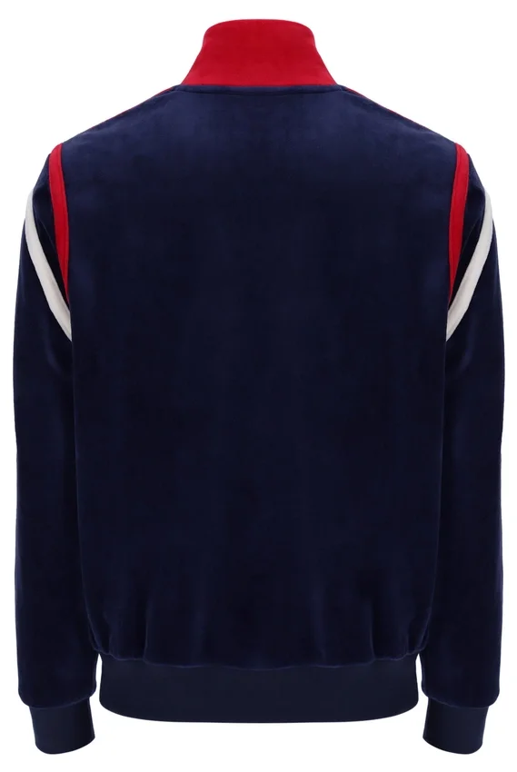 Felpa da allenamento Fila Gabriele con inserti a contrasto, blu navy