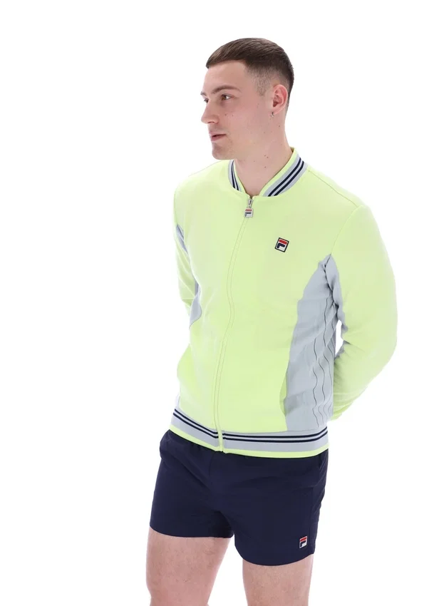 Felpa da baseball Settanta in colore Shadow Lime