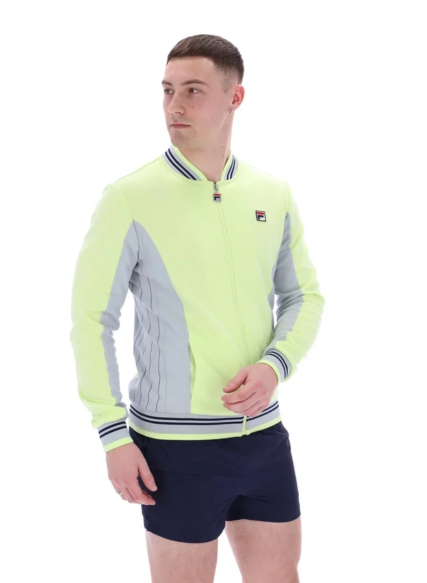 Felpa da baseball Settanta in colore Shadow Lime