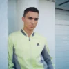 Felpa da baseball Settanta in colore Shadow Lime