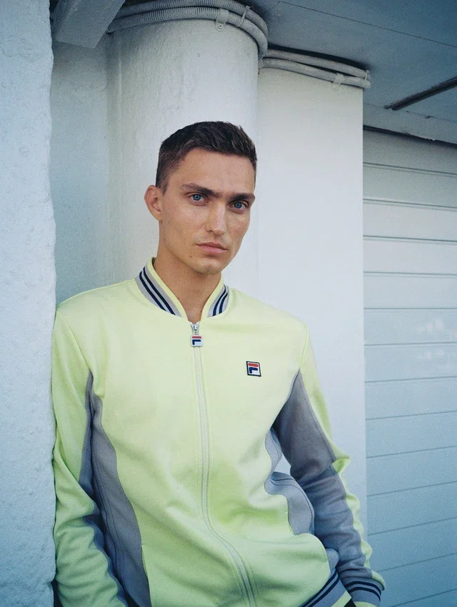 Felpa da baseball Settanta in colore Shadow Lime