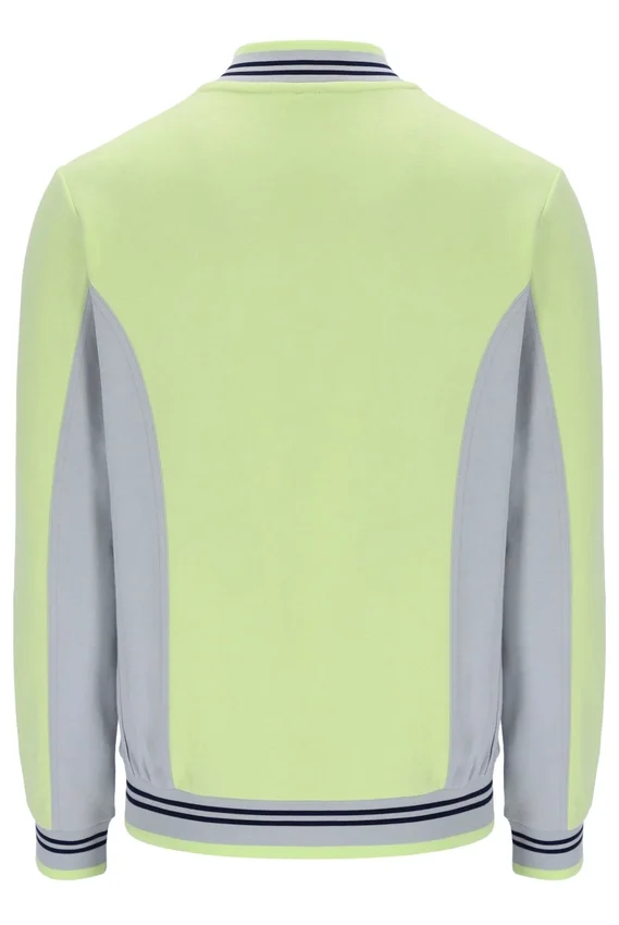 Felpa da baseball Settanta in colore Shadow Lime