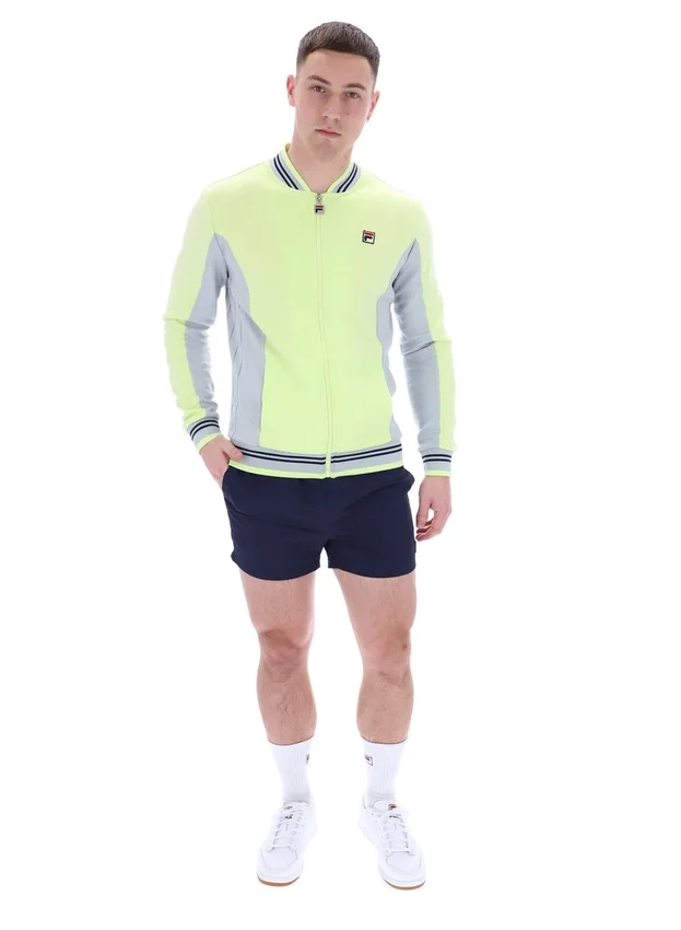 Felpa da baseball Settanta in colore Shadow Lime