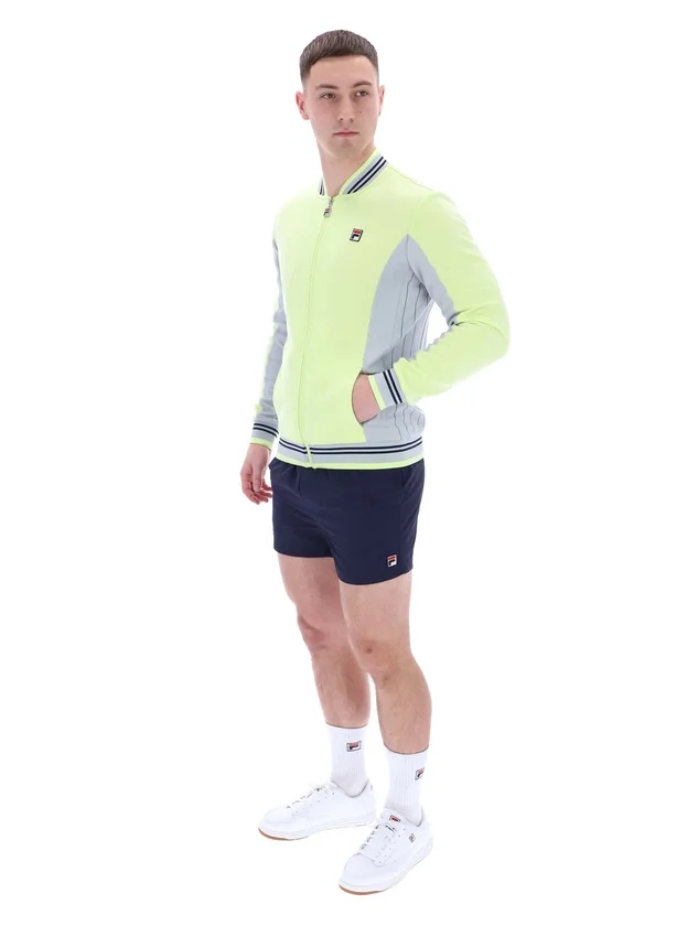 Felpa da baseball Settanta in colore Shadow Lime