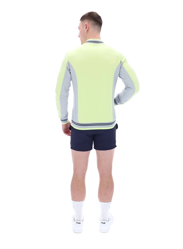 Felpa da baseball Settanta in colore Shadow Lime