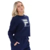 Felpa Fila Jorie Wide a girocollo blu navy