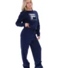 Felpa Fila Jorie Wide a girocollo blu navy