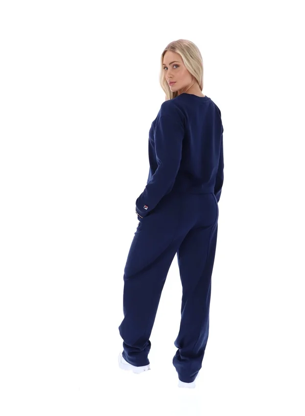 Felpa Fila Jorie Wide a girocollo blu navy