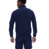 Felpa Fila Rolando con collo a zip 1/4 in blu navy