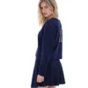 Felpa Fila Sestri a girocollo largo blu navy